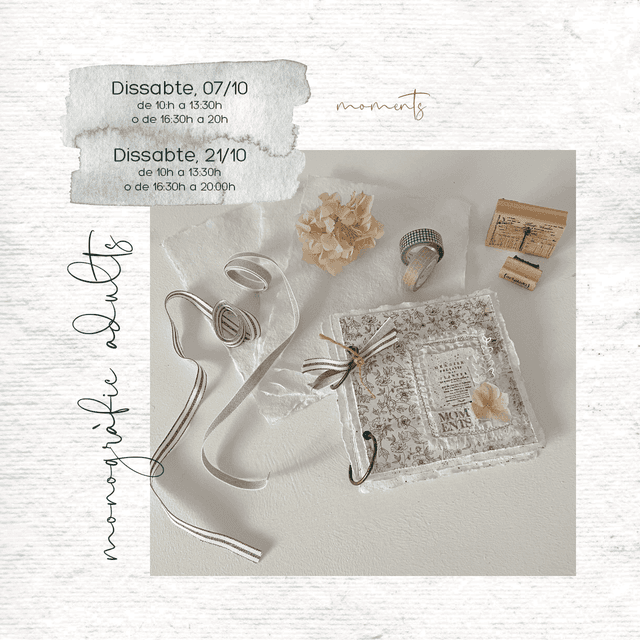 ÀLBUM MOMENTS | Taller d'manualitats