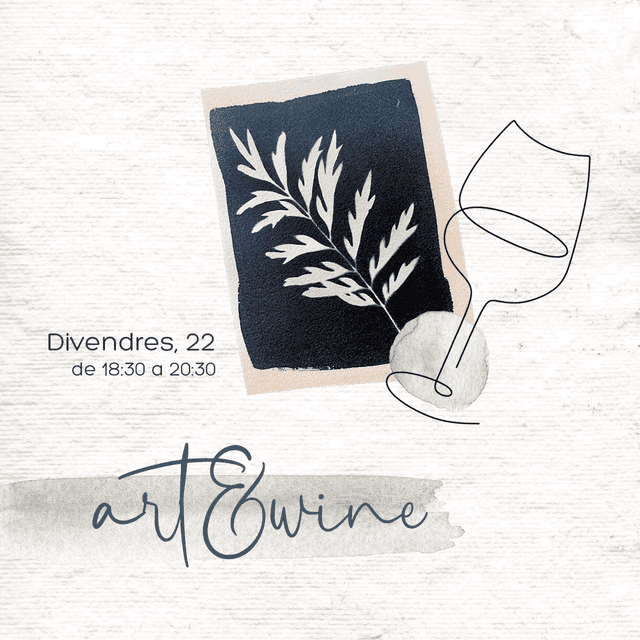 ART&WINE AMB CIANOTÍPIA. 1a edició | Taller d'manualitats