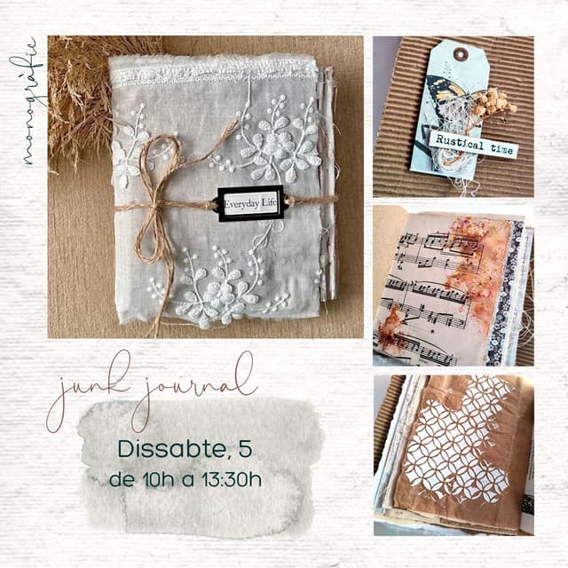 JUNK JOURNAL | Taller d'manualitats