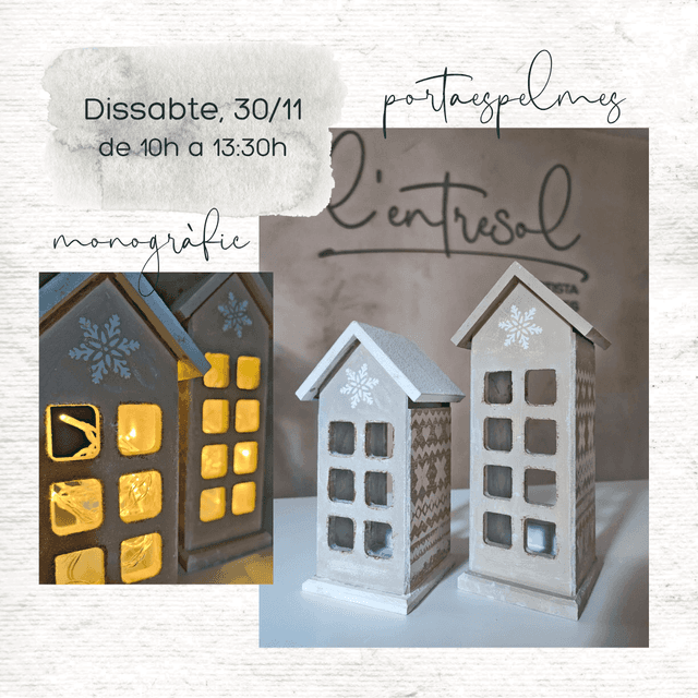 PORTAESPELMES CASETES DE FUSTA | Taller d'manualitats