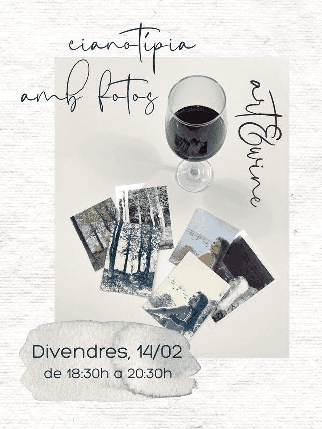ART&WINE AMB CIANOTÍPIA. 3a edició | Taller d'manualitats