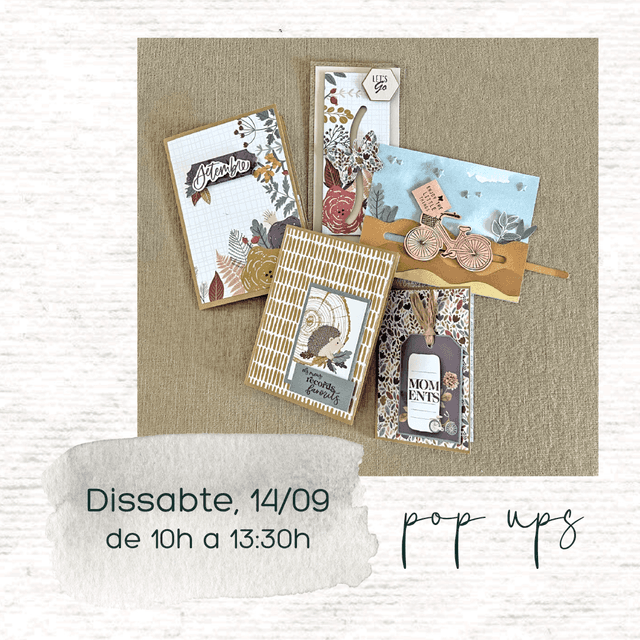 TARGETES POP UP I TARGETES LLISCANTS | Taller d'manualitats